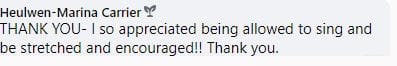 Testimonial Marina Capture